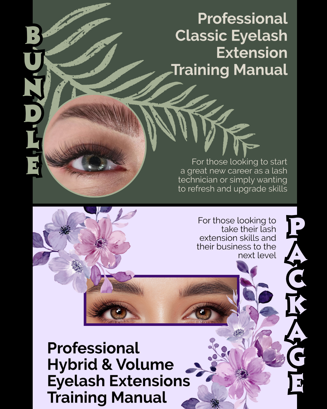 Complete Lash Extension Training Manual Bundle