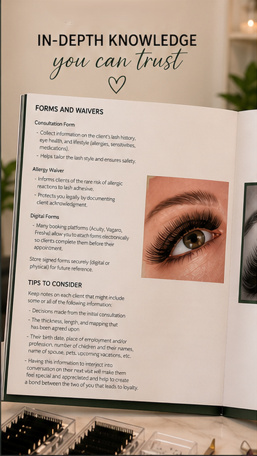 Complete Lash Extension Training Manual Bundle