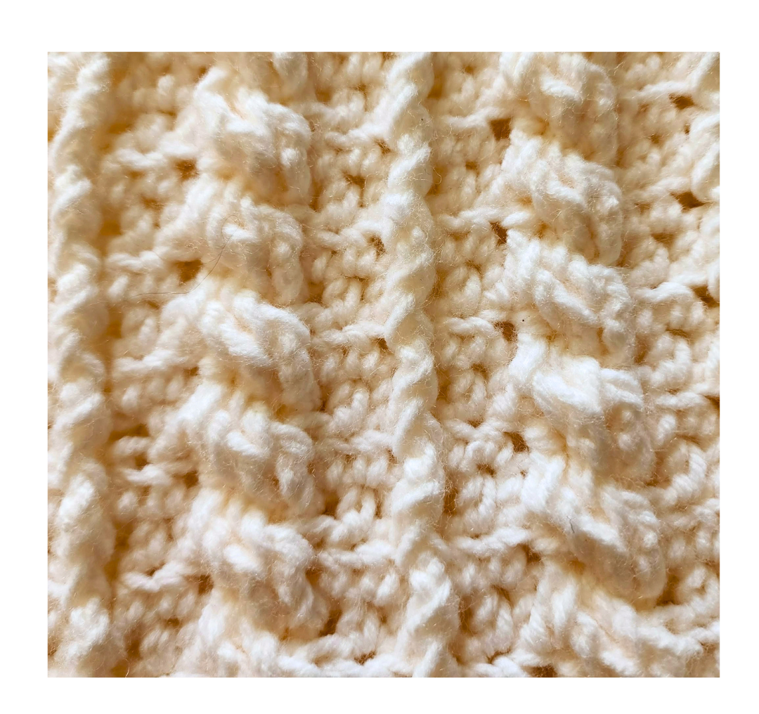 Cable Christmas Stocking Crochet Pattern - Digital PDF Download