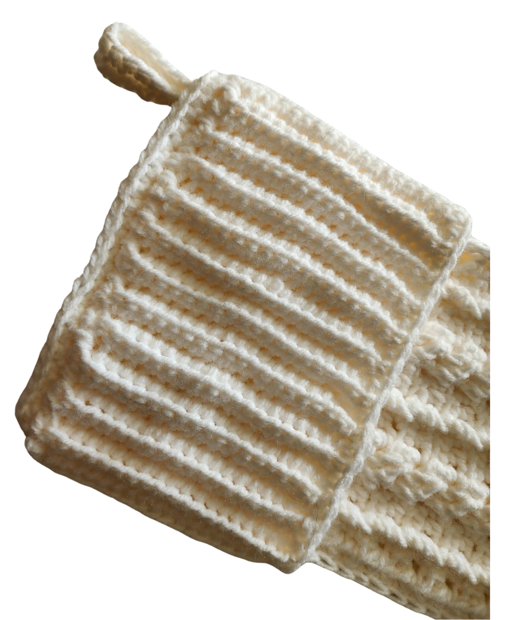 Cable Christmas Stocking Crochet Pattern - Digital PDF Download