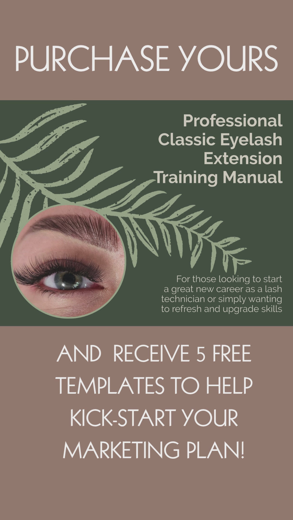 Self Training Professional Classic Lash Training Manual (Digital Download)