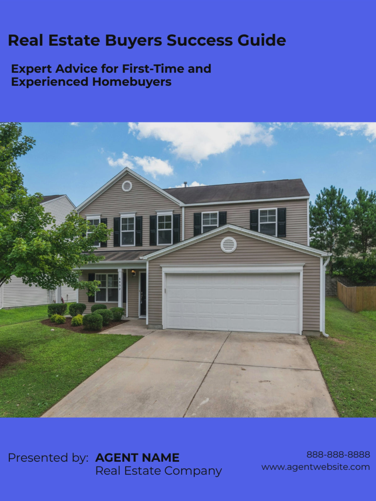 Real Estate Buyer's Guide – Editable Canva Template for Agents
